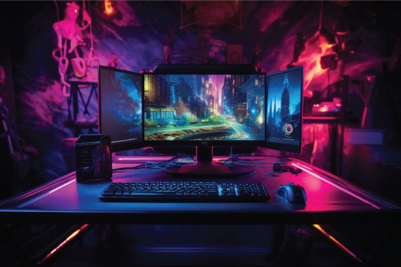 New Builds and Upgrades for High-Performance PCs Custom gaming PC setup for new builds and upgrades